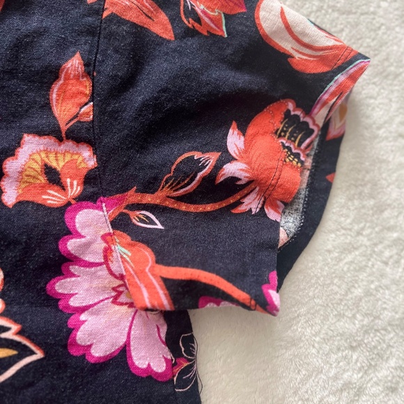 Women's Laundry by Shelli Segal Cropped Up Down Shirt - Picture 5 of 8